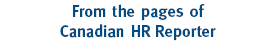 From the pages of HR Reporter