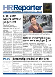 August 9, 2010: The National Journal of Human Resource Management