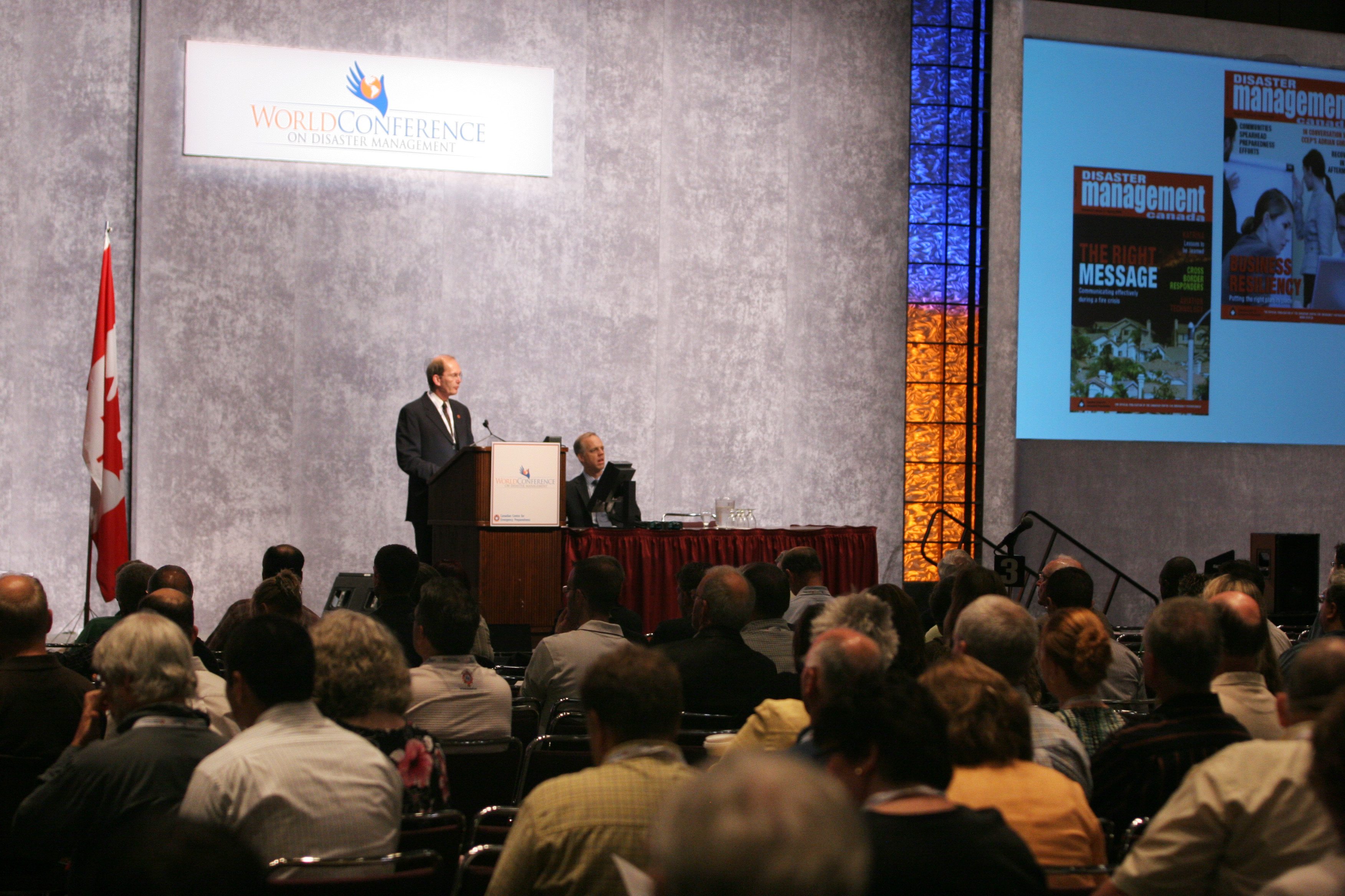 File image from the 2008 World Conference on Disaster Management