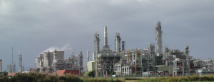 oil and gas industrial site